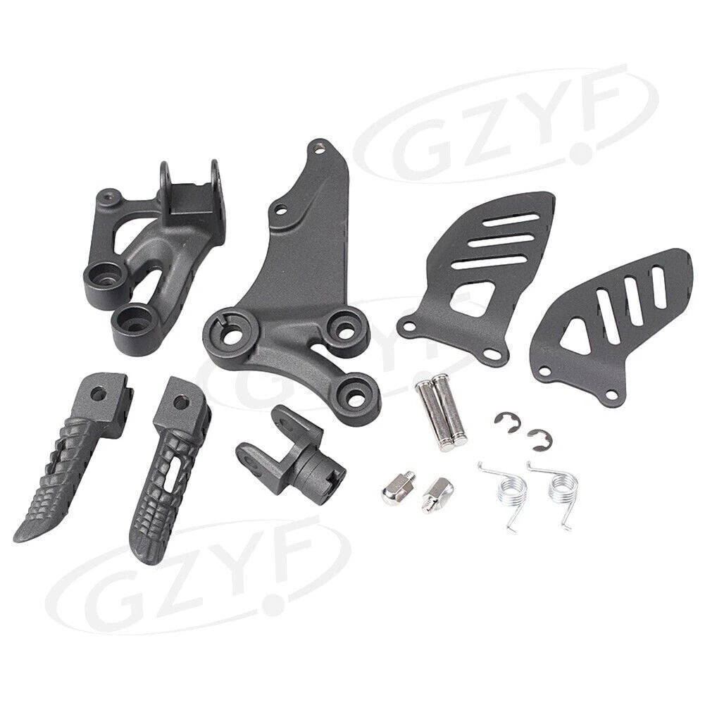 Alloy Rider Front Foot Pegs for Suzuki GSXR600 GSXR750 (2006-2010) Black