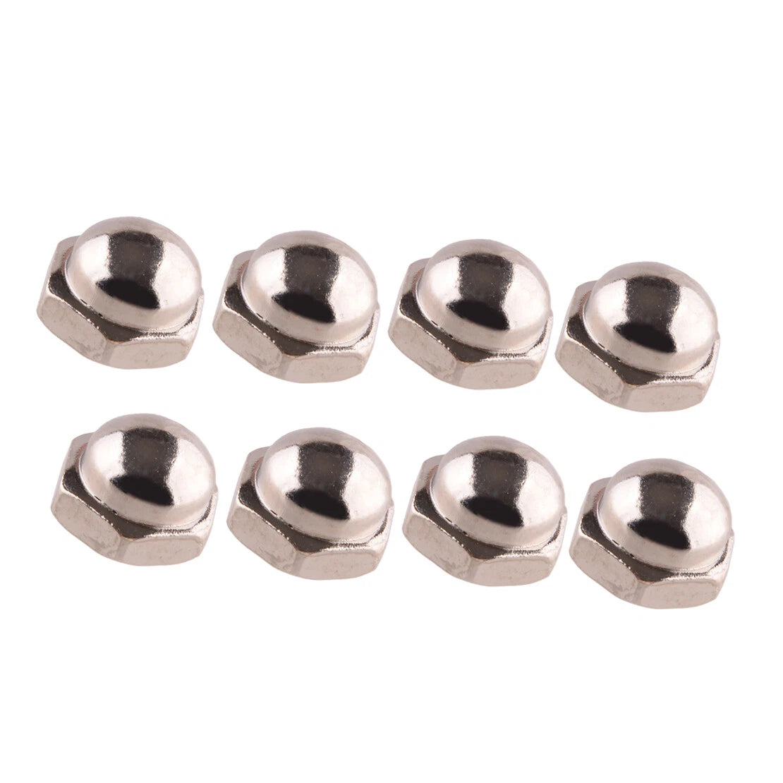 8PCS M10x1.25 Shock Absorber Acorn Nuts for Honda Kawasaki
