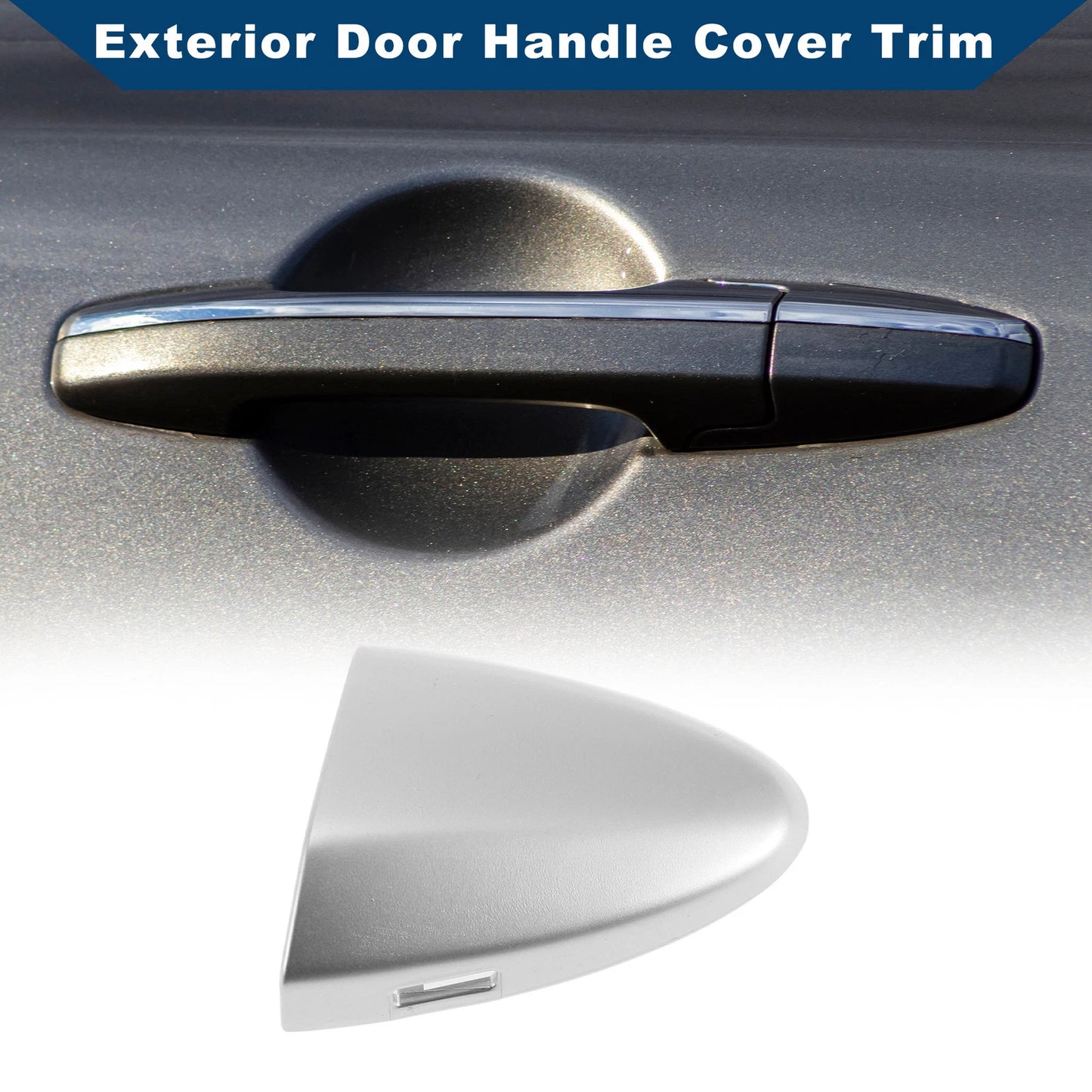 Exterior Door Handle Cover Trim for Lexus IS250 (2006-2013) Silver ABS