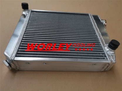 50mm Aluminum Radiator & 9" Fans for Austin Rover Mini 1275 GT (1959-1997)