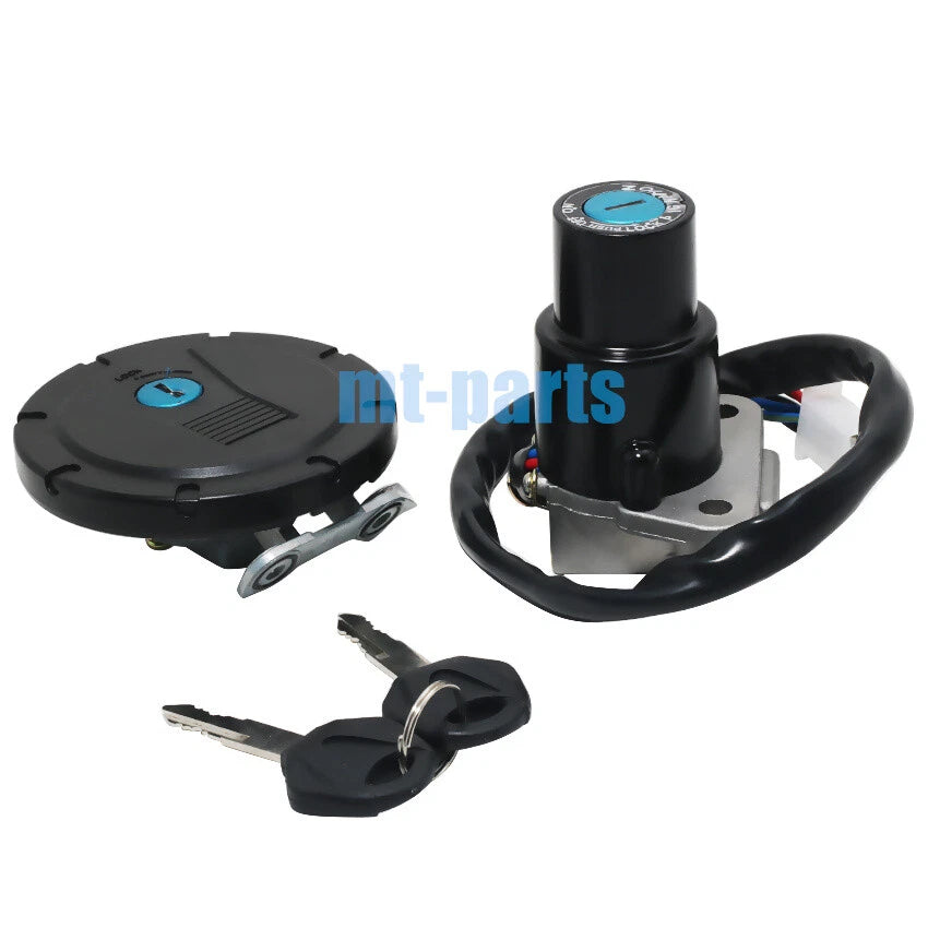 Fuel Cap & Ignition Key Switch Lock for Kawasaki KL250 KLR250 KLR650 (1987-2005)