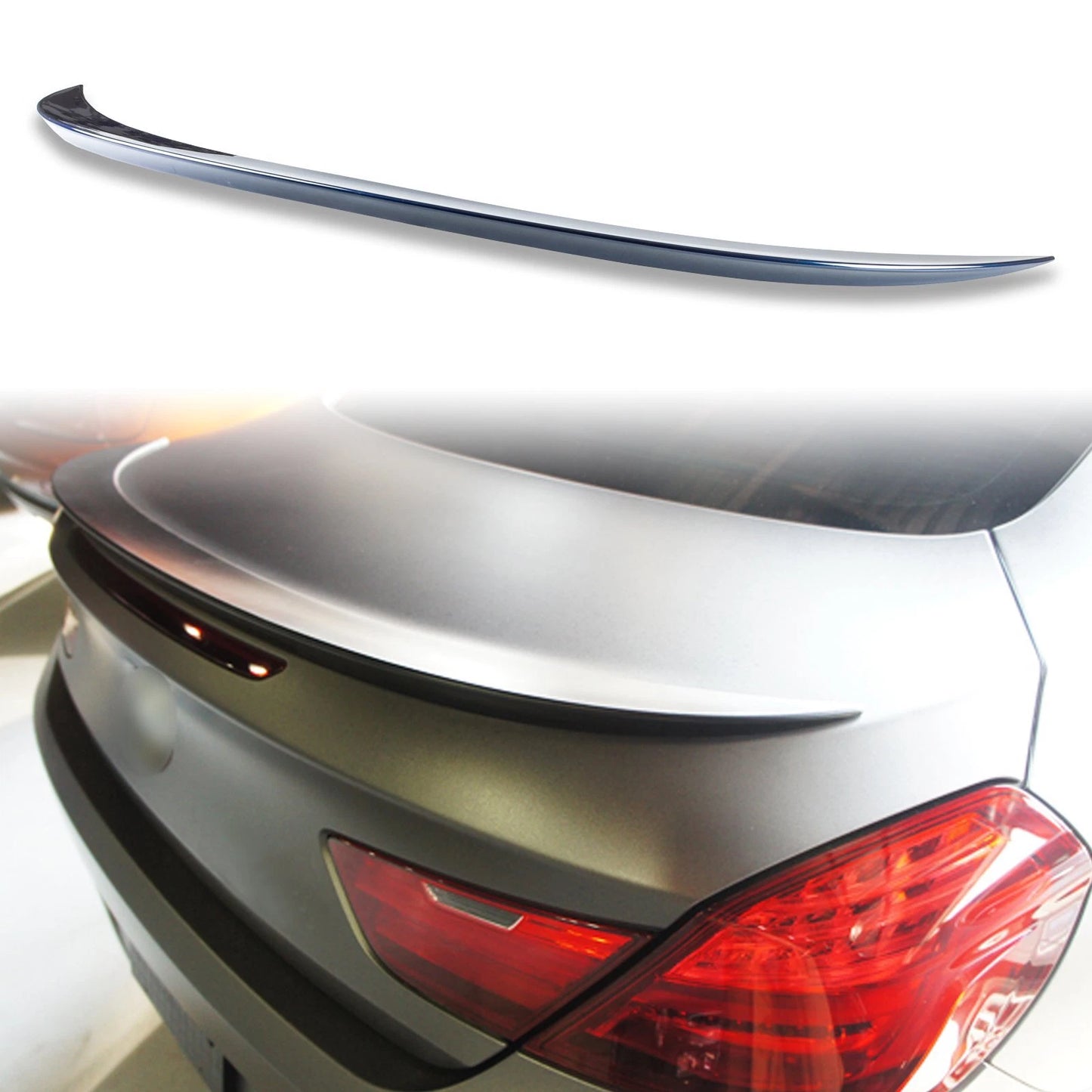 Rear Boot Spoiler for BMW F13 Coupe (2012-2019) - M6 Style, Deep Sea Blue