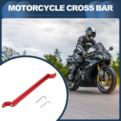 Motorcycle Cross Bar / 34cm / Mirror Mount for Motorcycle Handlebar Red