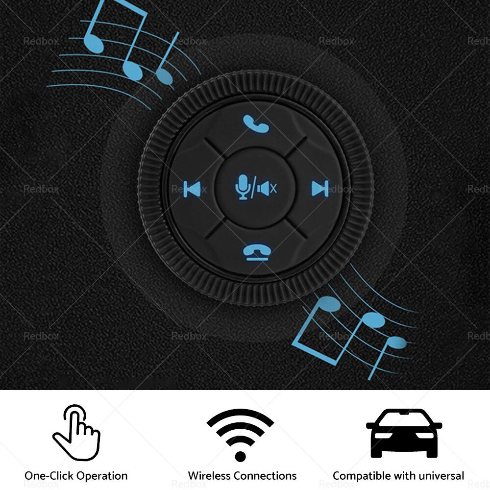 7 Keys Wireless Steering Wheel Remote Control Knob for Universal Car Accessory