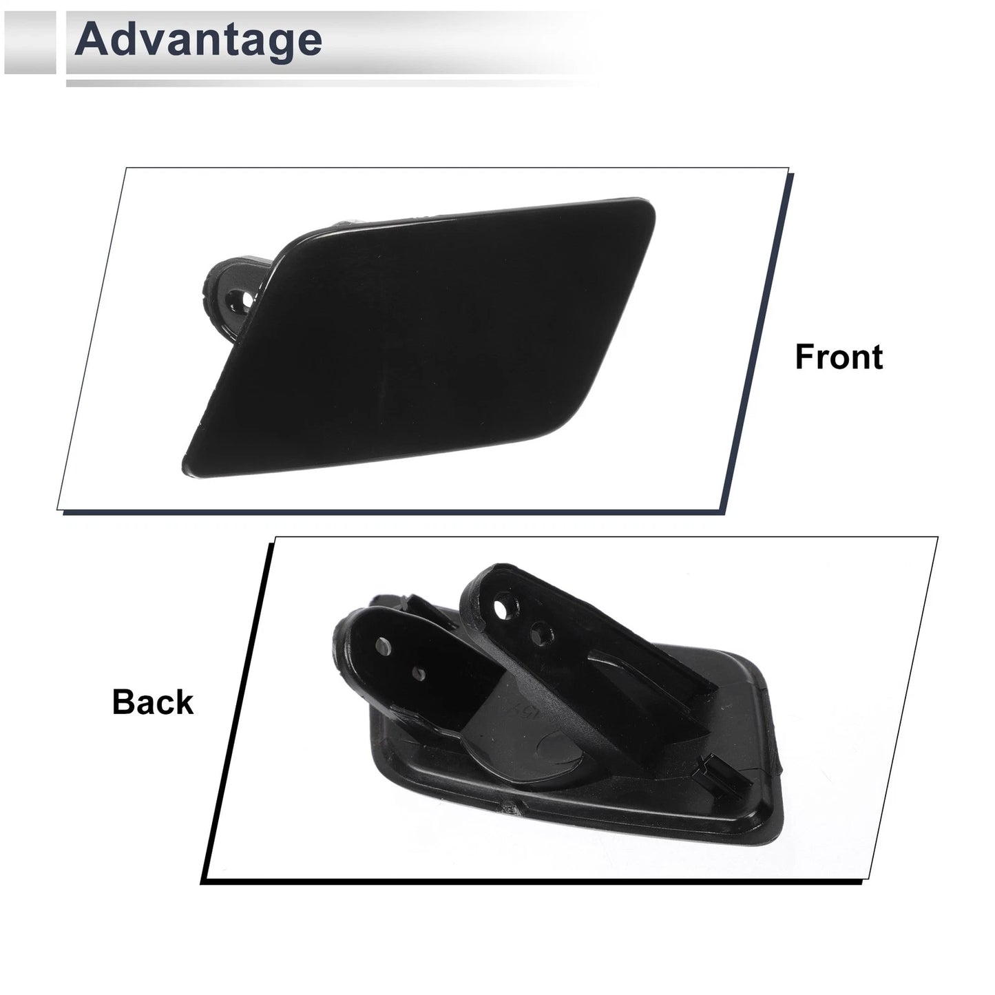 Front Left Washer Nozzle Cover for BMW 335i GT xDrive (2012-2015)