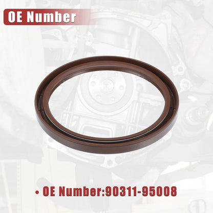 2 x Engine Crankshaft Oil Seals for Toyota Land Cruiser, 4Runner (2000-2023)