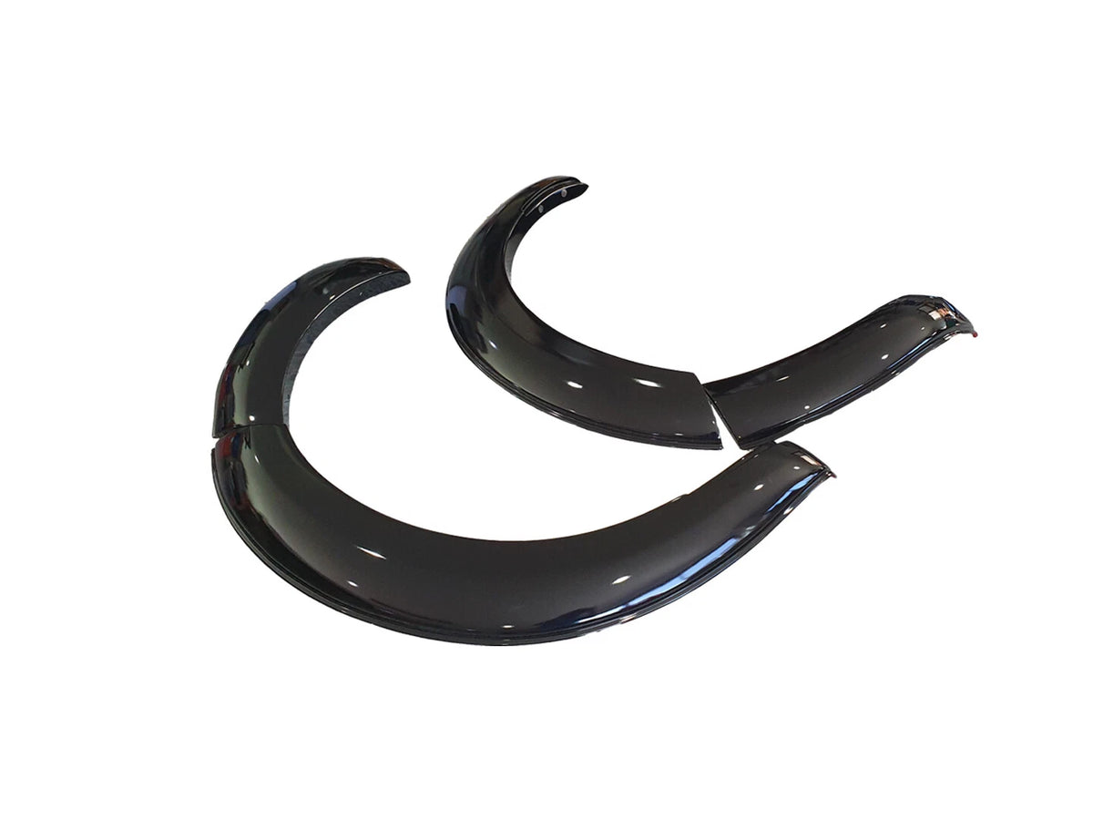 Front Gloss Black Fender Flares for Nissan Navara (2021-2022)