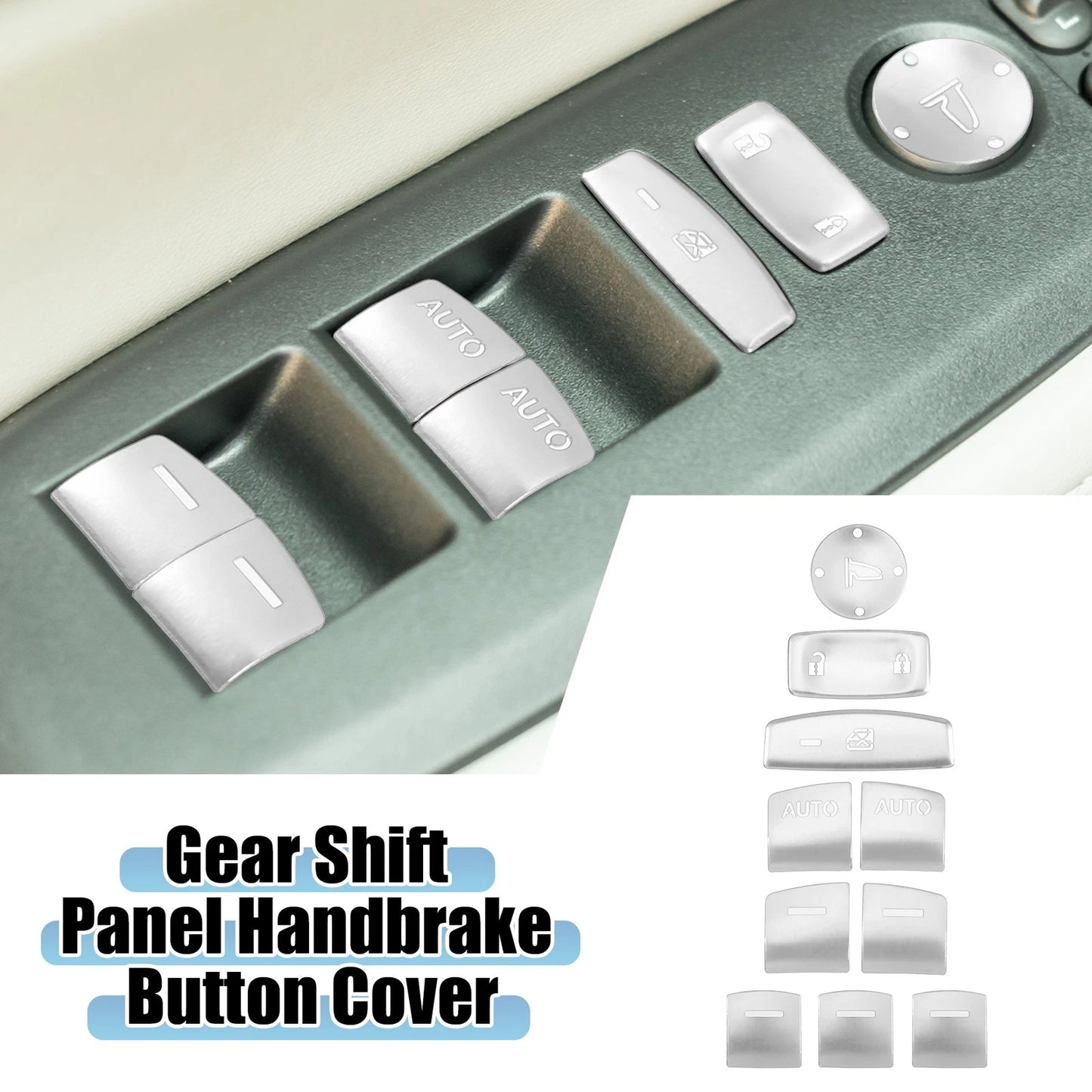 10 x Car Window Switch Button Covers for Honda Accord (2018 - Present)