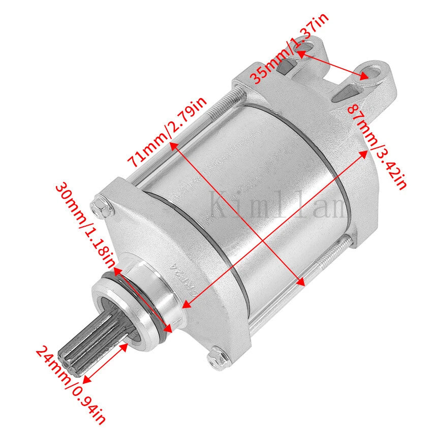 Starter Motor for Kawasaki KSF450 KFX450R KFX 450R (2008-2014)