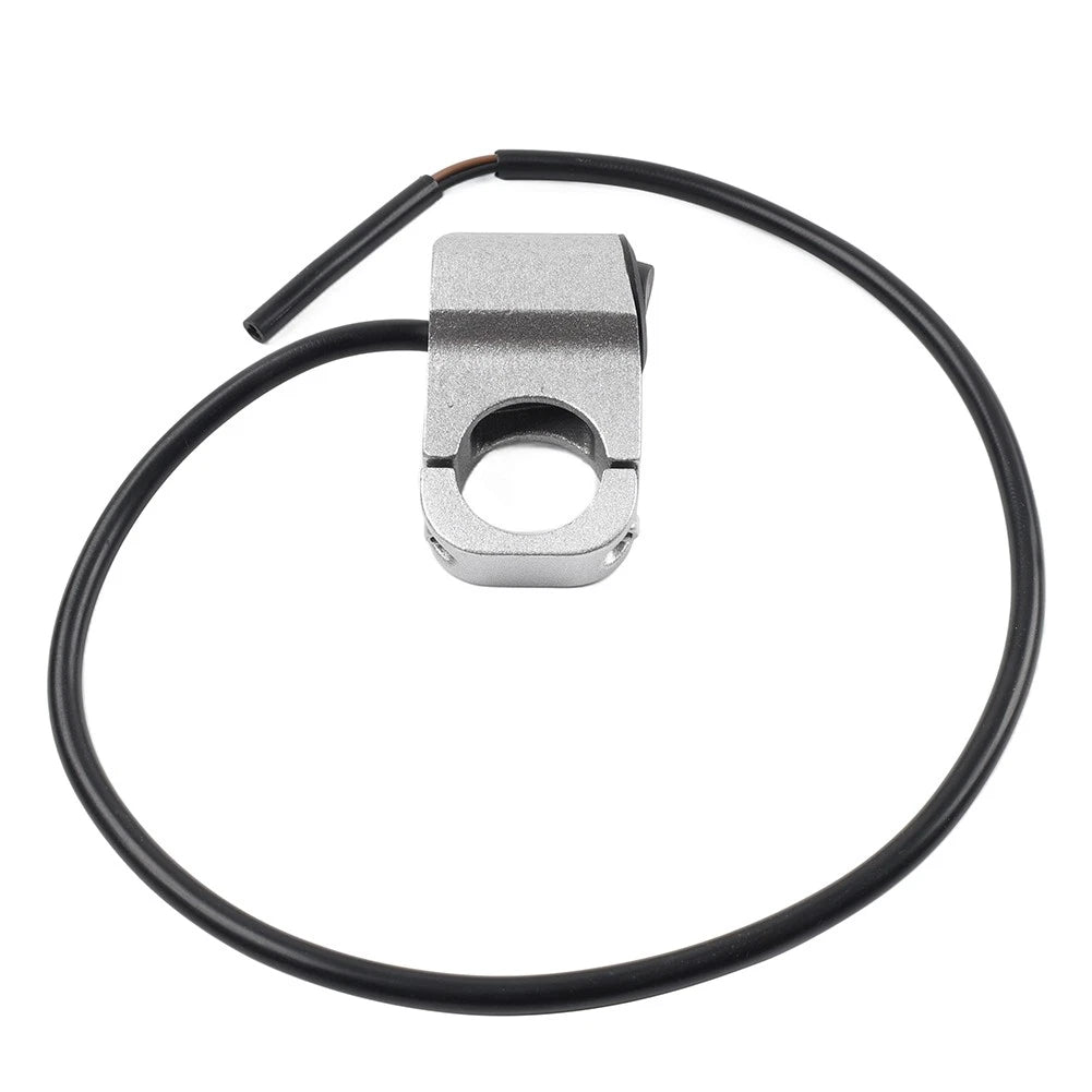 7/8" Handlebar On Off Switch for Motorcycle ATV Headlight Fog Spot Light Silver