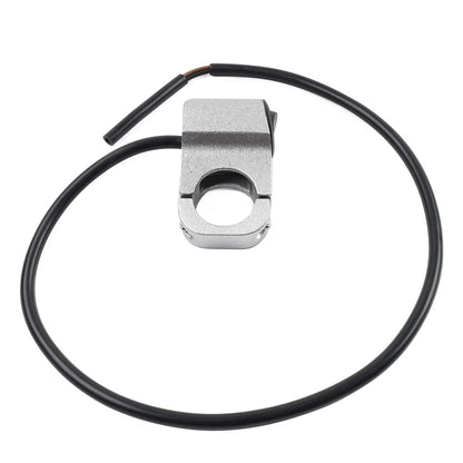 7/8" Handlebar On Off Switch for Motorcycle ATV Headlight Fog Spot Light Silver