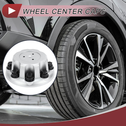 1 Pc Wheel Center Caps for Chevrolet Silverado 2500/3500 Silver Tone Plastic