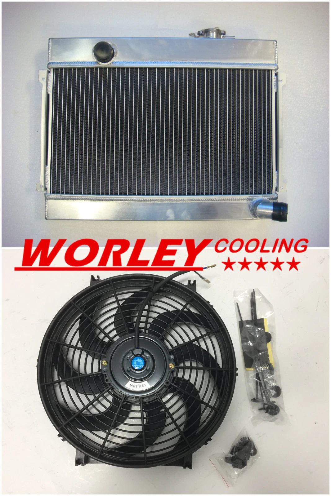 3 Row Alloy Radiator for Datsun 510 / 620 Pickup (1968-1973)