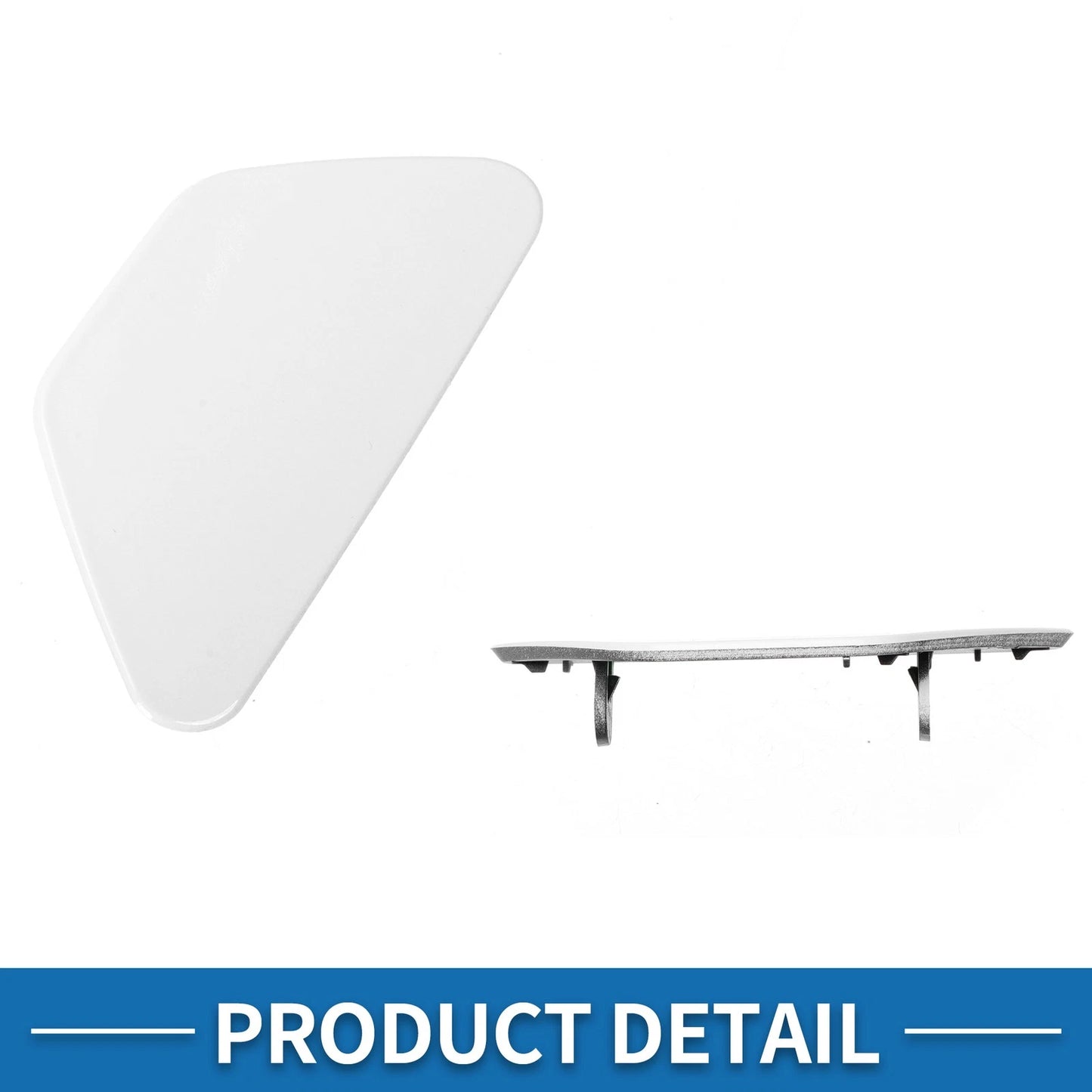 Front Left Washer Nozzle Cover for BMW 528i (2011-2016) White