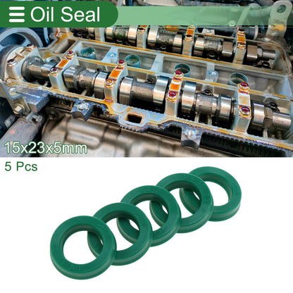 Oil Seal 15x23x5mm Seal Ring Rotary Shaft Seal TPU for Universal
