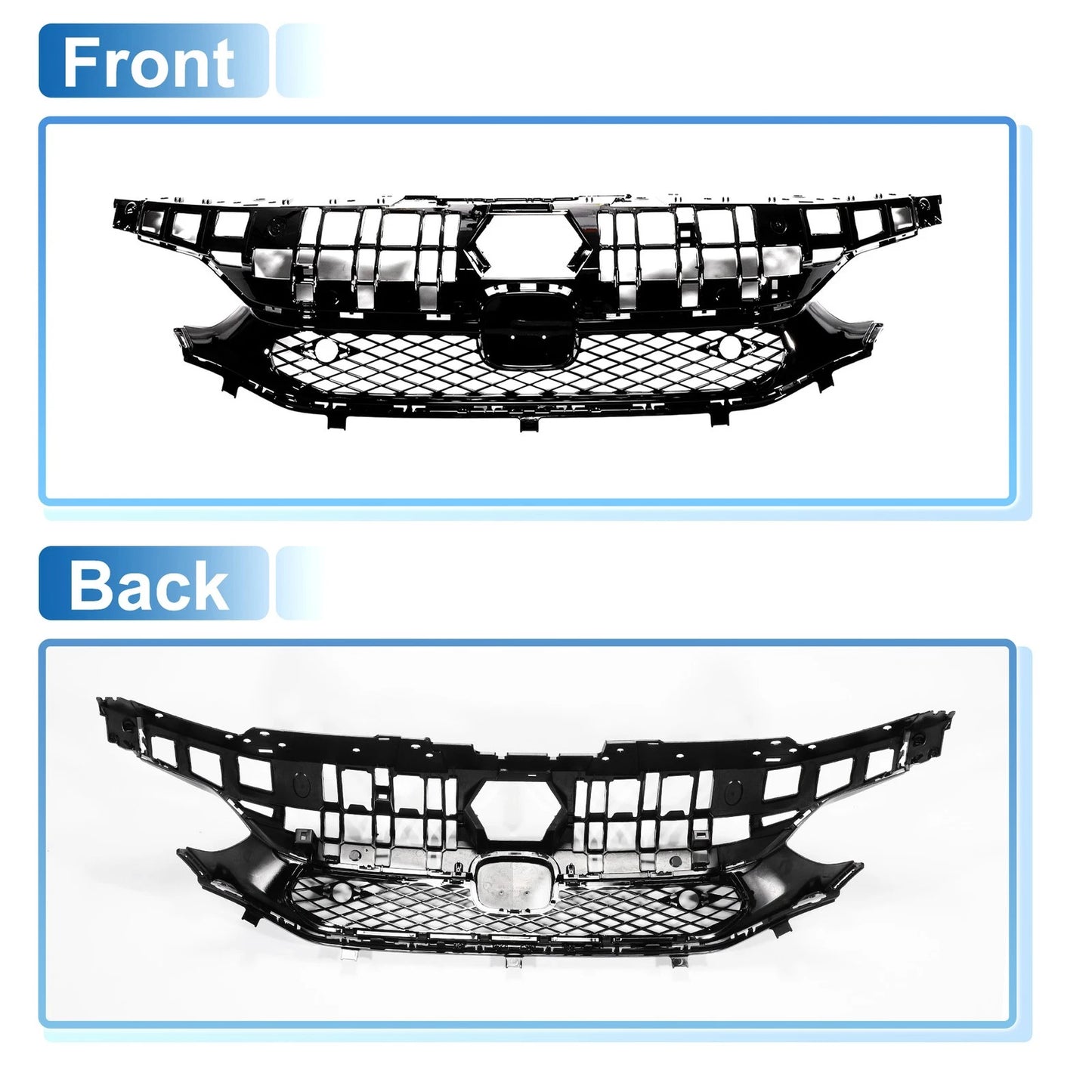 Hood Bumper Grille for Honda Civic Facelift (2016-2021)