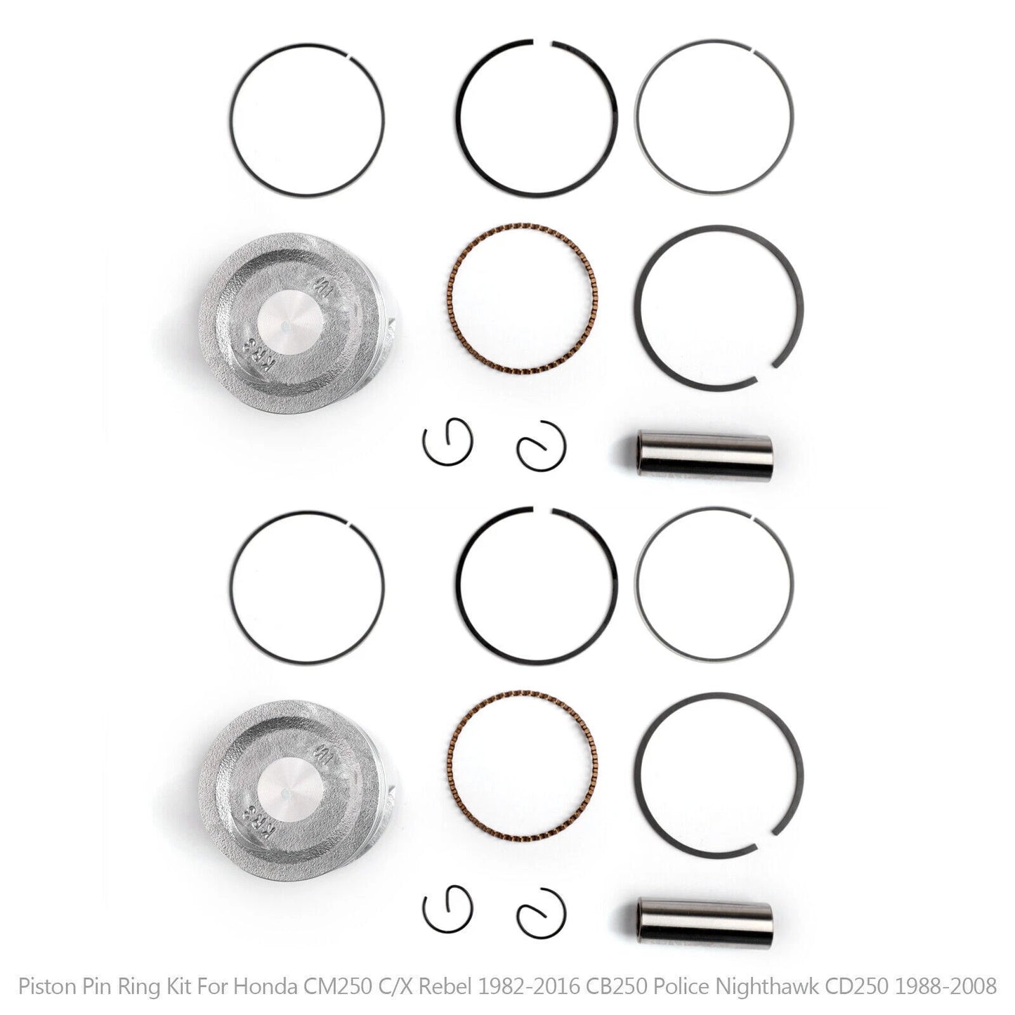 Piston Kit 53mm for Honda Rebel CA250 CMX 250 (1982-2014)