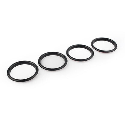 4 x Air Vent Cover Rings for Audi A3 S3 (2012-2019) - Black