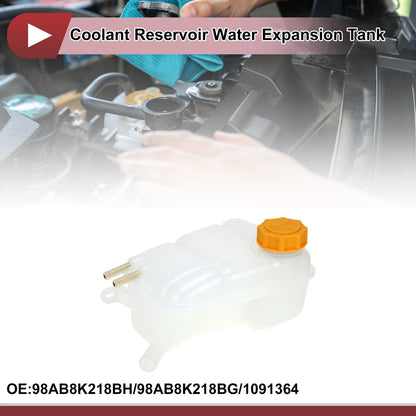 Coolant Expansion Overflow Tank w/ Cap for Ford Focus Mk1 (2000-2005)