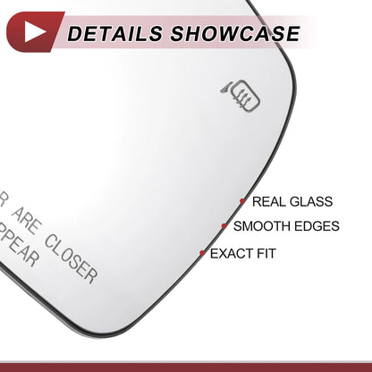 Heated Right Passenger Side Mirror Glass for Ford Escape (2008-2012)
