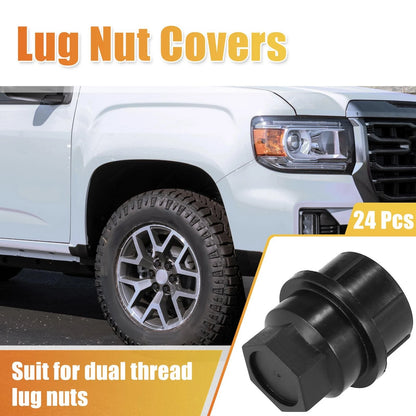 24pcs Wheel Lug Nut Caps Covers for GMC Sierra 1500 2500
