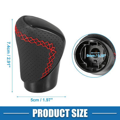 Black Faux Leather Gear Shift Knob for Lexus