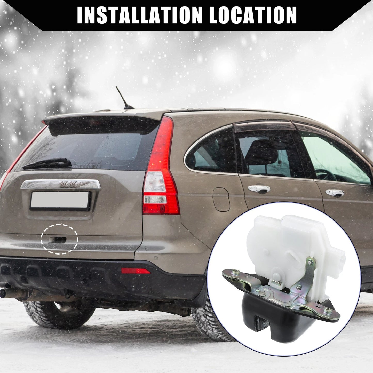 Rear Tailgate Trunk Lid Lock Actuator for Honda CR-V, Pilot (2002-2006)