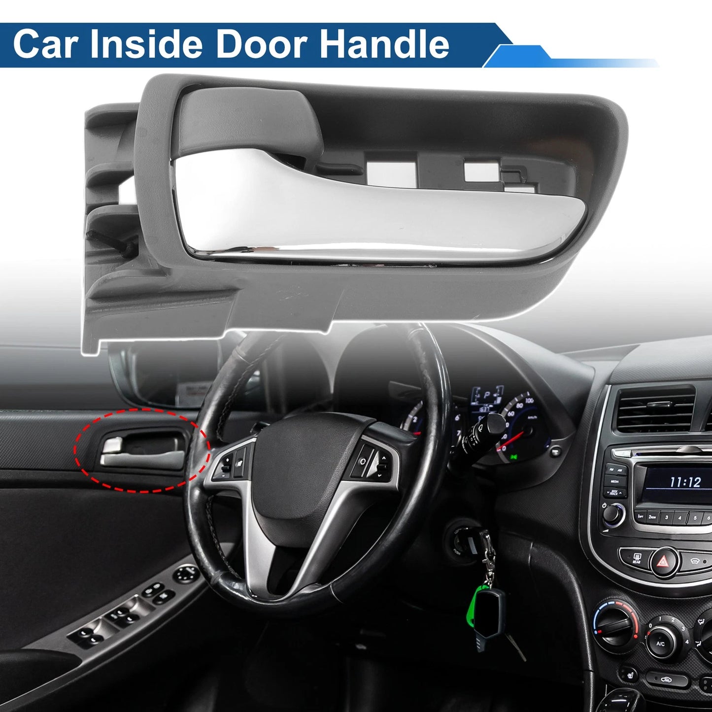 Front Passenger Side Interior Door Handle for Toyota Sienna (2004–2010)