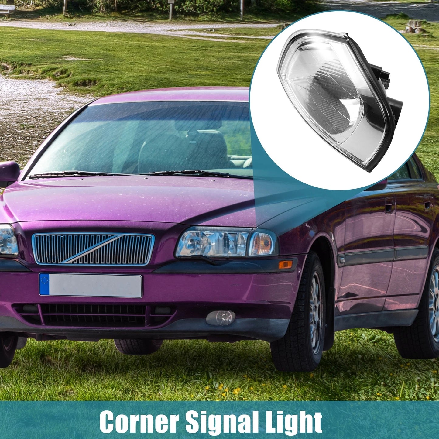 Clear Turn Signal Light Lamp for Volvo S80 (1999-2006)