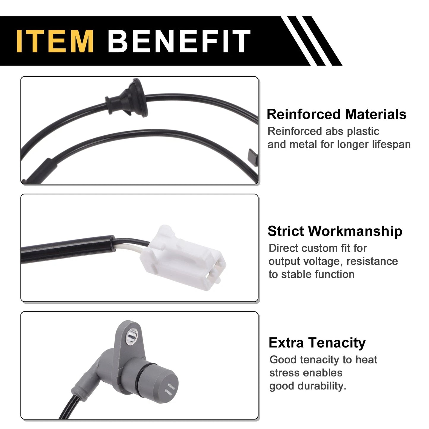 ABS Wheel Speed Sensor for Toyota Camry (1996-2006) 1 x Left Rear Sensor