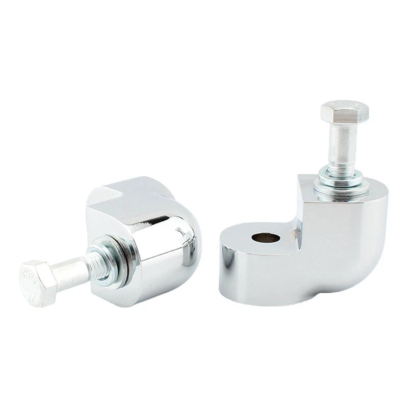 Chrome Motorcycle Handlebar Riser Mount Clamp for Honda VTX1300C (2004-2009) 2 x