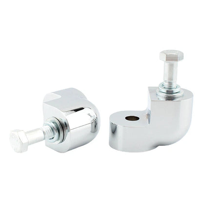 Chrome Motorcycle Handlebar Riser Mount Clamp for Honda VTX1300C (2004-2009) 2 x