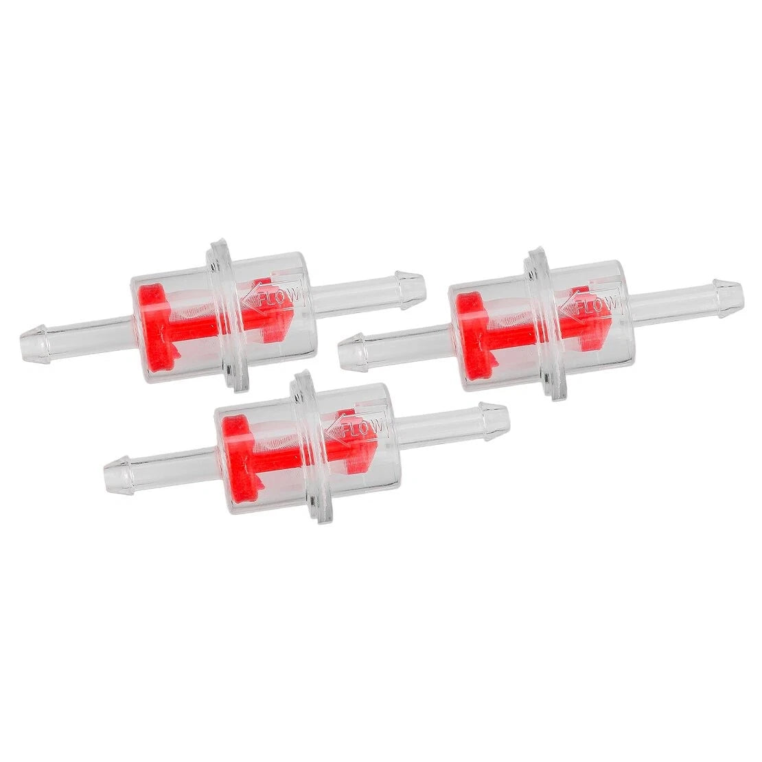 3 x Inline Fuel Filter for Arctic Cat, Polaris, Honda, Kawasaki (2001-2009)