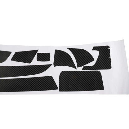 3D Carbon Fiber Pattern Interior DIY Trim Decals for BMW X5 (2007–2013)