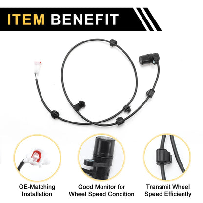 ABS Wheel Speed Sensor for Toyota Hilux 2005-2008, 2 x Rear Right Sensor