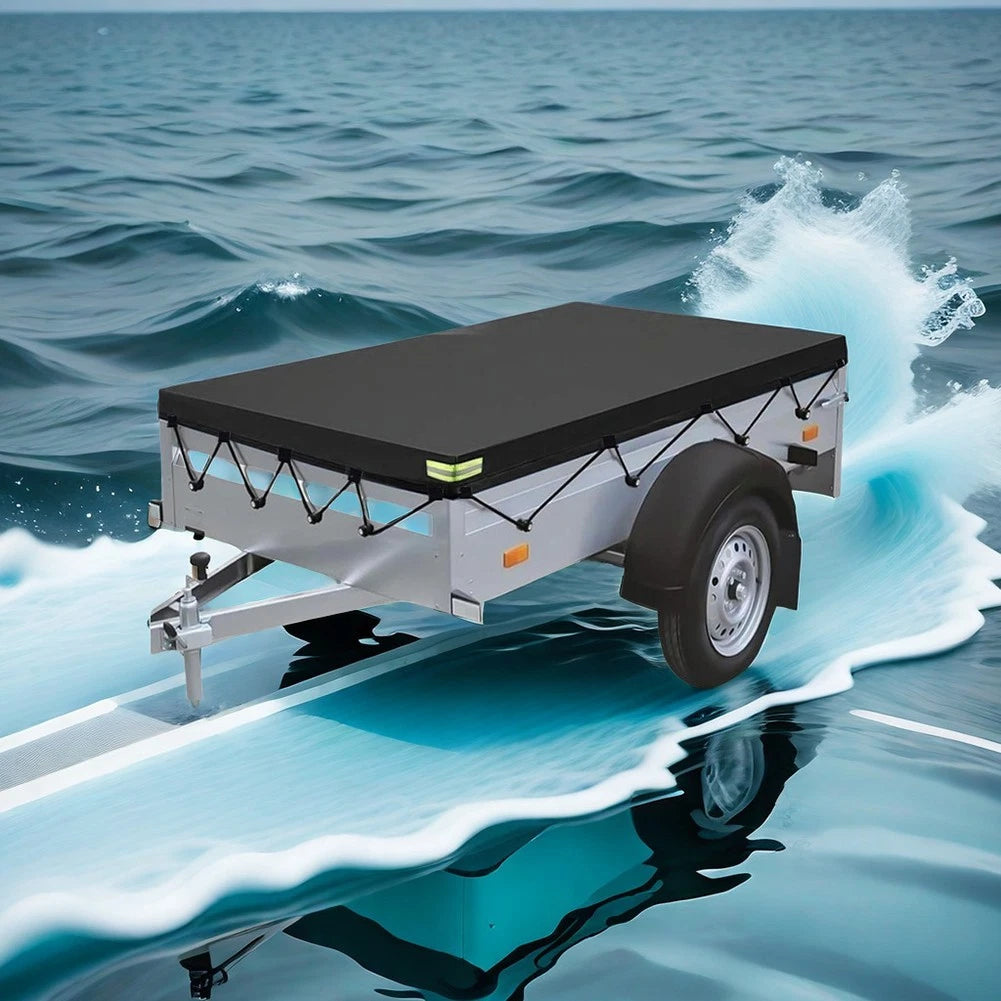 Tarpaulin Wear Resistant 420D Oxford Trailer with Elastic Fit Technology