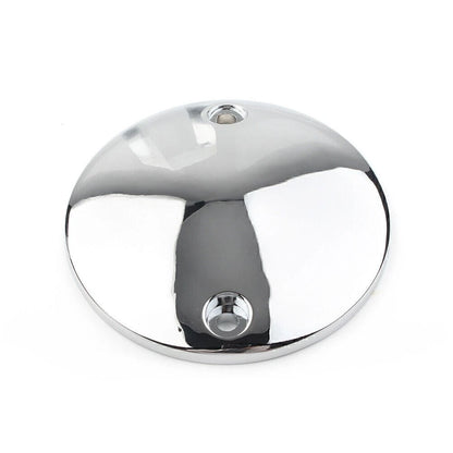 2 x Hole Chrome Ignition Timing Points Covers for Harley Big Twin & Sportster (1970-1999)