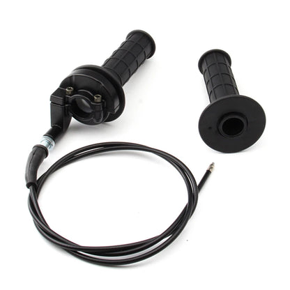 7/8" Motorcycle Black Handle Throttle Clamp Grip