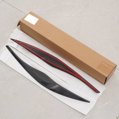 Carbon Style Headlight Eyelid Covers for 2005-2012 BMW E90 325i 328i