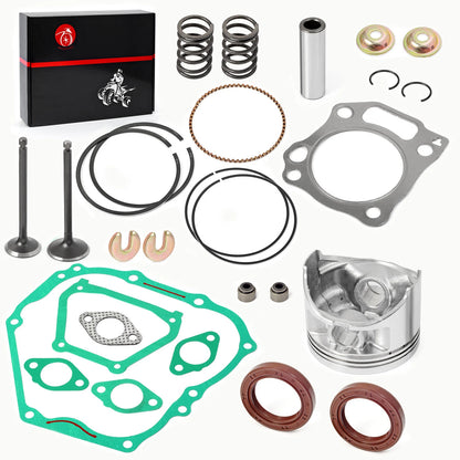 Engine Top End Rebuild Kit +0.5 Piston Valve Kit for YAMAHA G21/G22/G27/G28