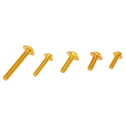 195pcs Motorcycle Fairing Body Bolts Gold Tone for Suzuki Kawasaki BMW
