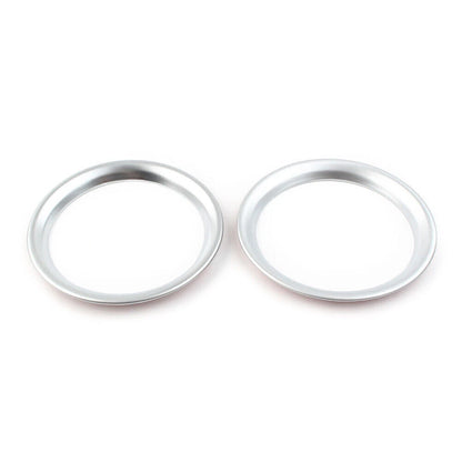 ABS Chrome Front Console Cup Holder Trims for Toyota Sienta (2016-2018)