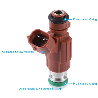 4 Pcs Fuel Injector for Nissan Sentra, Maxima 1.8L 2.0L (2000-2003)
