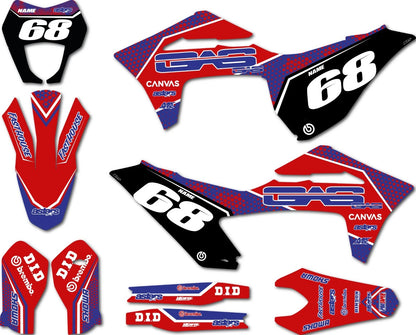 Graphics Decals Stickers for Gas Gas EC 2021-2023