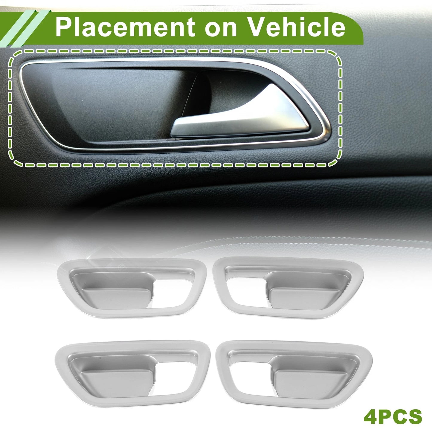 Interior Door Handle Bowl Cover Trim for Honda Pilot (2023-2024)