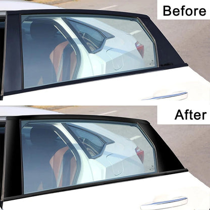 Black Car Pillar Posts Door Cover Trim for Honda Accord Sedan (2018-2022)