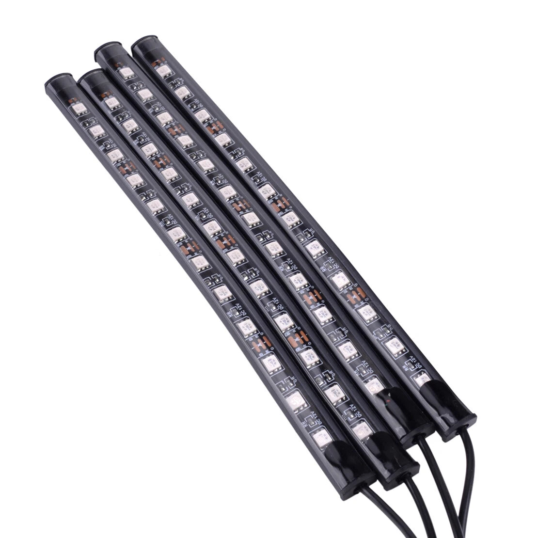 4 x 48" LED Car SUV Interior Neon Atmosphere Light Strip Music Control