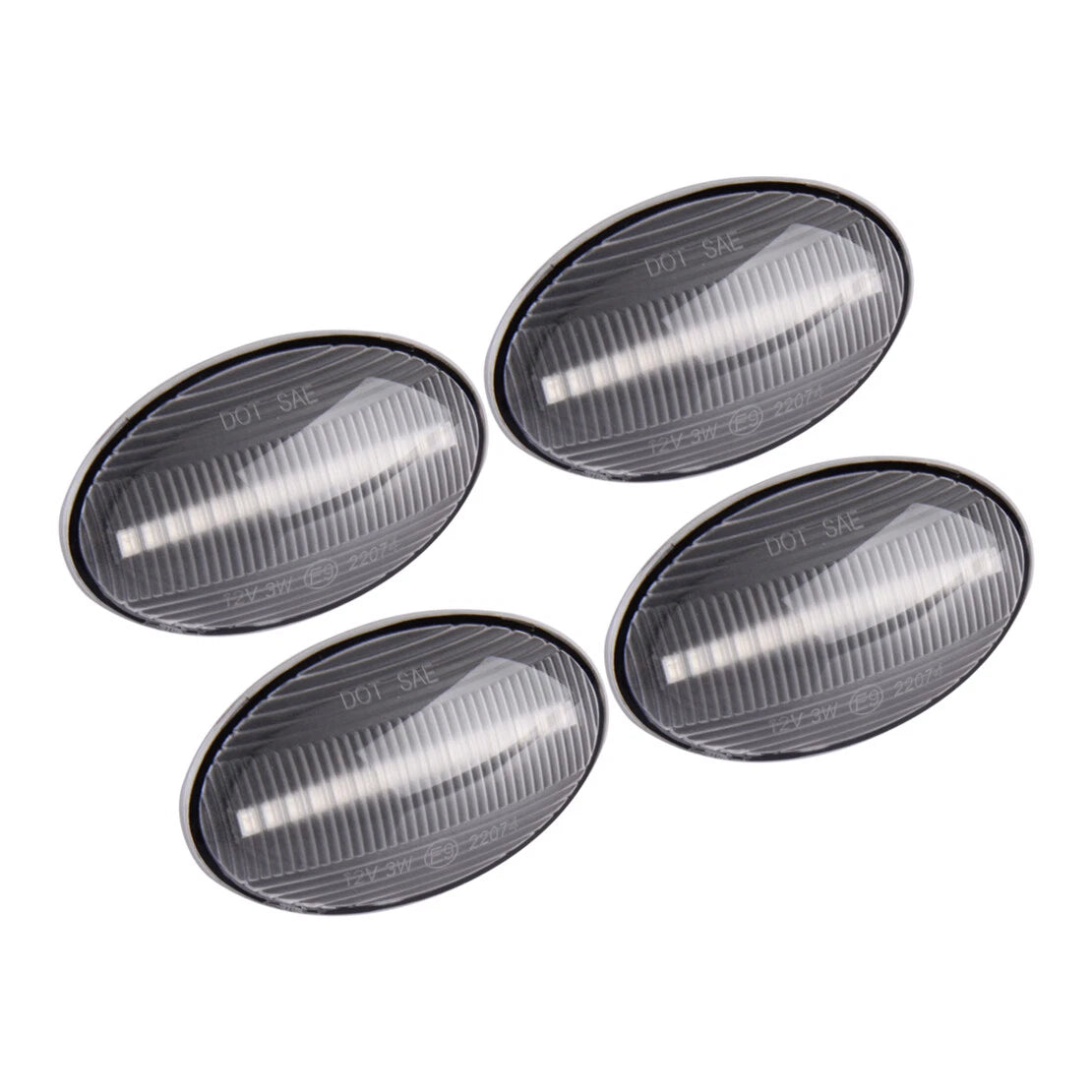 4Pcs Front LED Fender Side Marker Lights for Ford F-350 F-450 (1999-2010)