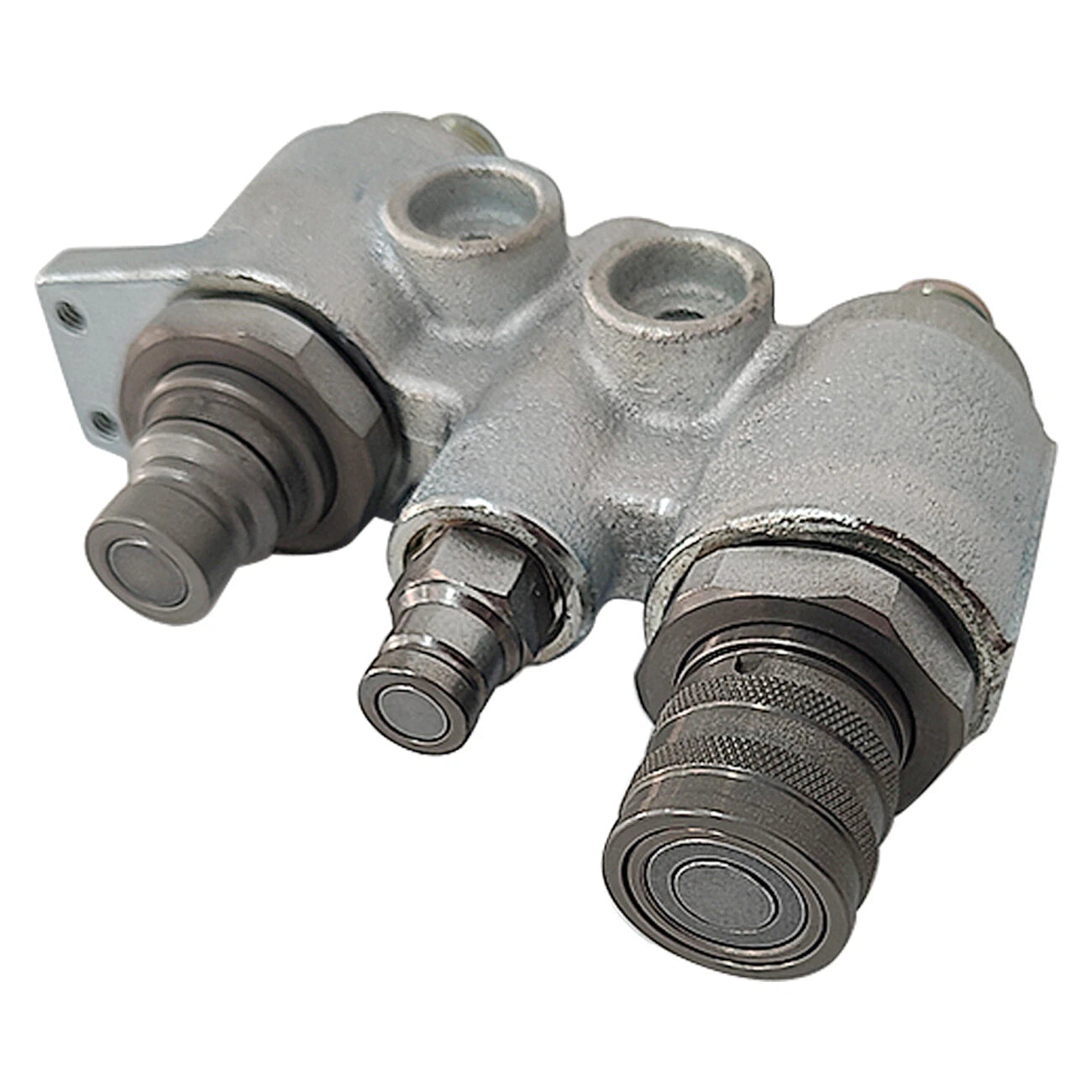 Hydraulic Block Quick Coupler for Bobcat 6678076 (Fits Various Models)