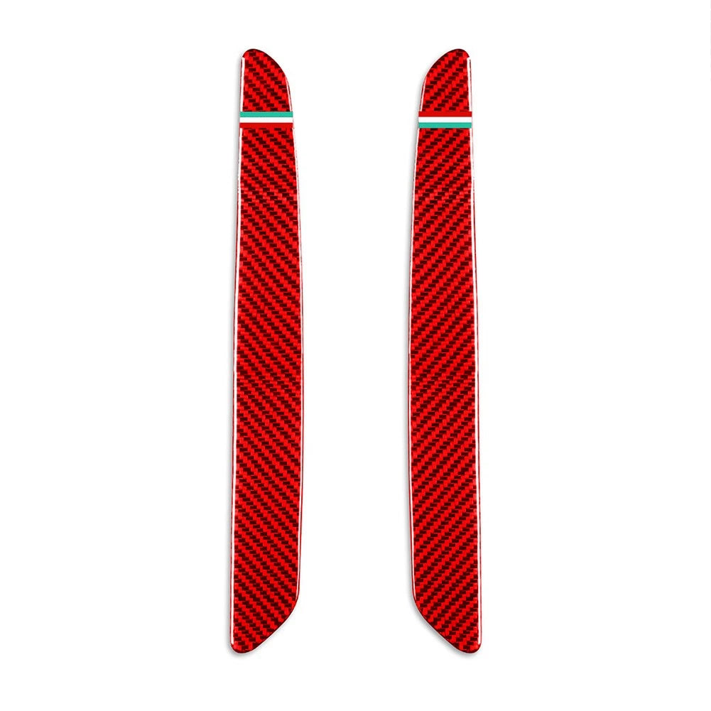 Red Door Sill Scuff Guard Plate Cover for Alfa Romeo Giulia (2015-2019)